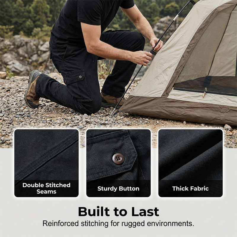TactiFlex – Men’s Cotton Cargo Tactical Pants