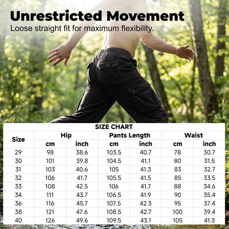 TactiFlex – Men’s Cotton Cargo Tactical Pants