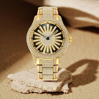 CrownElite – Luxury Rotating Diamond Style Watch