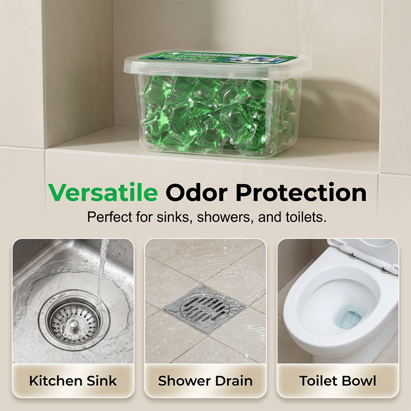 PureDrain – Dissolvable Drain Cleaning & Freshening Pods