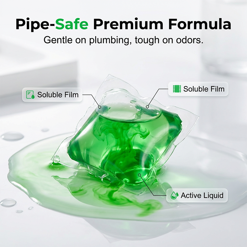 PureDrain – Dissolvable Drain Cleaning & Freshening Pods