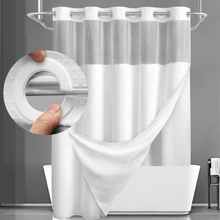 SpaLuxe – Waffle Weave Luxury Shower Curtain