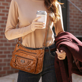 LunaLuxe – Women's Multi-Pocket Crossbody Bag