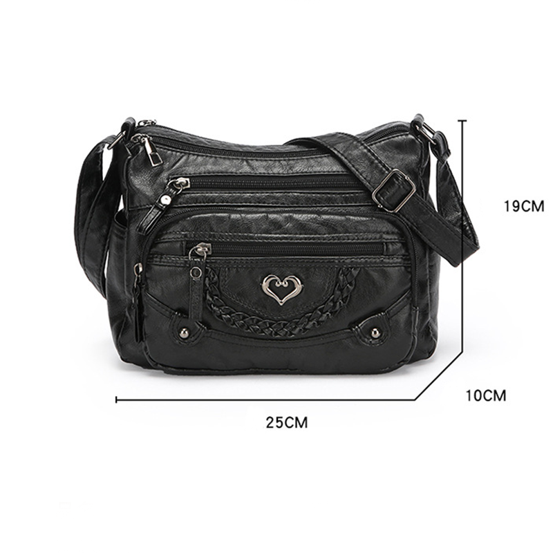 LunaLuxe – Women's Multi-Pocket Crossbody Bag