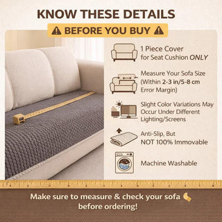 PawLuxe – Ultra-Soft Non-Slip Pet-Friendly Sofa Cover