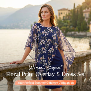 BellaFlora – Elegant Two-Piece Dress Set