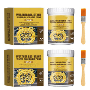 GildoraShield – Weather Resistant Water-Based Gold Paint