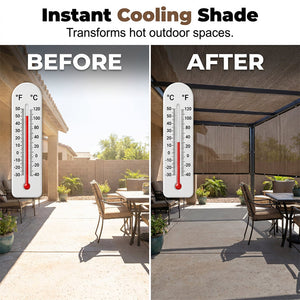 ShadeWeave – UV-Resistant Cooling Sunshade