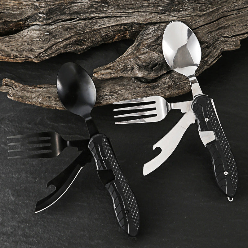 TrailMate – 4-in-1 Folding Outdoor Tableware Set