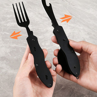 TrailMate – 4-in-1 Folding Outdoor Tableware Set