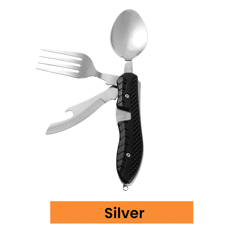 TrailMate – 4-in-1 Folding Outdoor Tableware Set