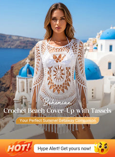 ShoreCharm – Elegant Boho Fringe Beach Cover-Up