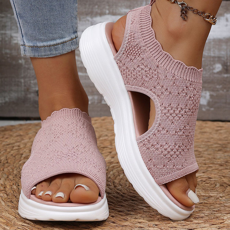FlexWalk – Breathable Platform Sandals