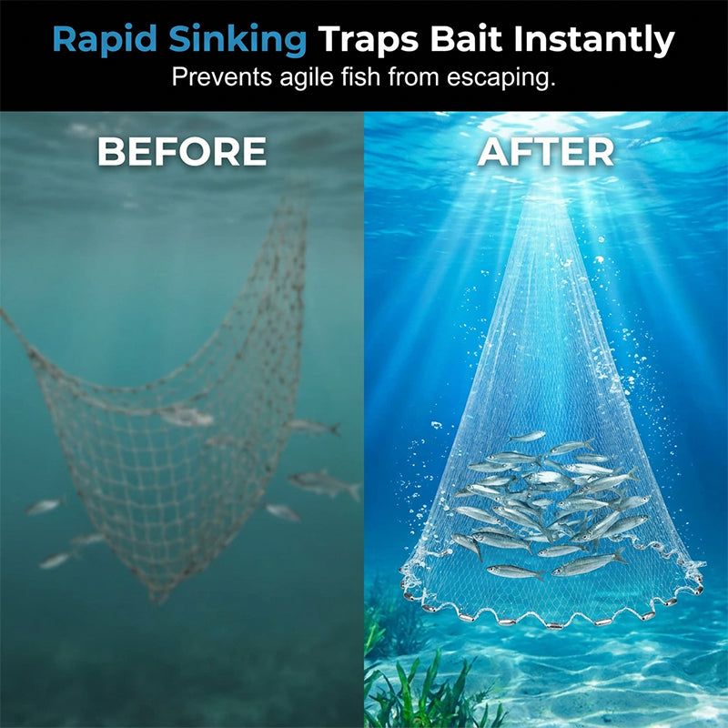 CastPro – Premium Easy-Throw Fishing Cast Net