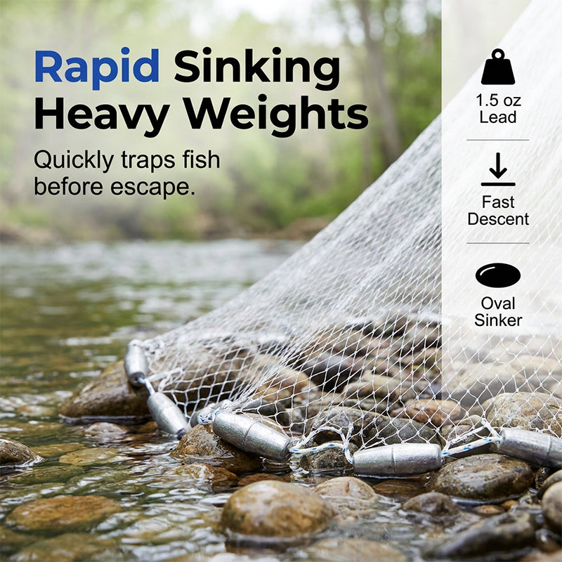 CastPro – Premium Easy-Throw Fishing Cast Net