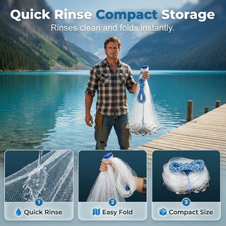 CastPro – Premium Easy-Throw Fishing Cast Net