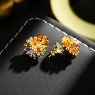 FireGlow – Colorful Firework Stud Earrings