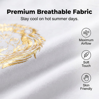 LionVibe – Men's Graphic 2-Piece Summer Set