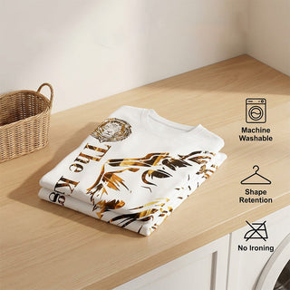 LionVibe – Men's Graphic 2-Piece Summer Set