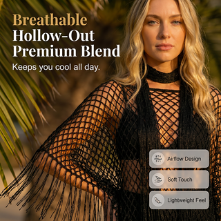 Marnie - Oversized Tassel Swimwear Cover-Up
