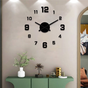 TimeVista – 3D Luminous Acrylic Wall Clock Set