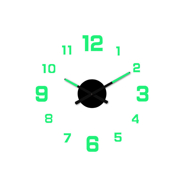 TimeVista – 3D Luminous Acrylic Wall Clock Set