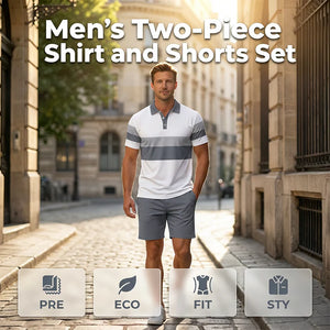 FlexFit – Men’s Two-Piece Shirt & Shorts Set