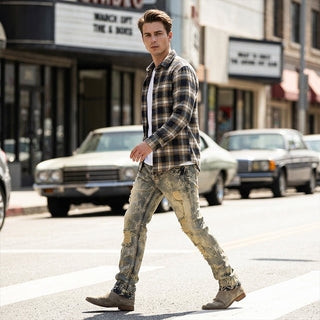 UrbanEdge – Premium Slim Fit Ripped Denim Jeans