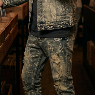 UrbanEdge – Premium Slim Fit Ripped Denim Jeans