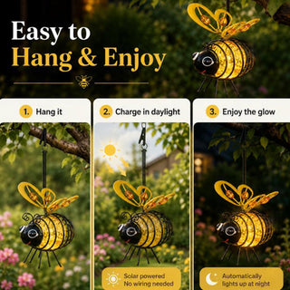 SunnyBee – Hanging Solar Garden Light