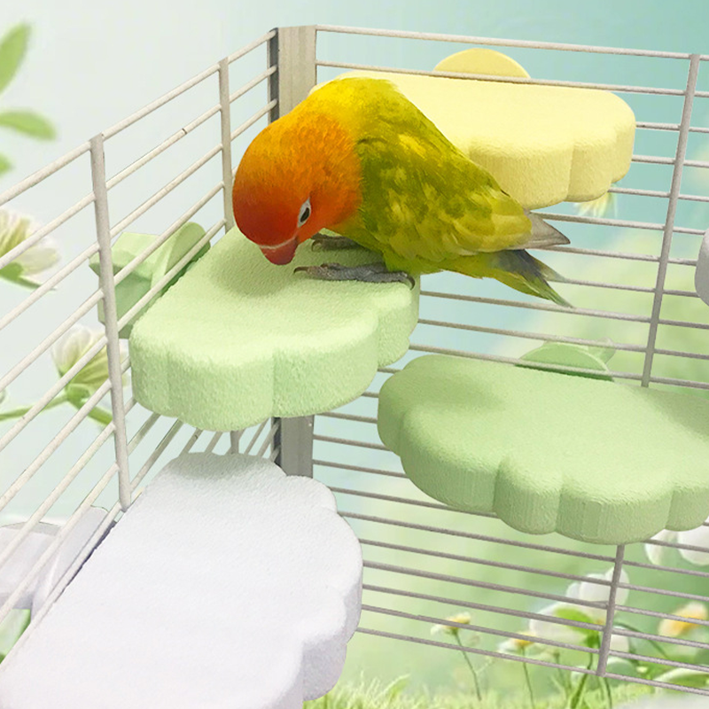 CloudPerch – Cute Cloud-Shaped Bird Resting Platform