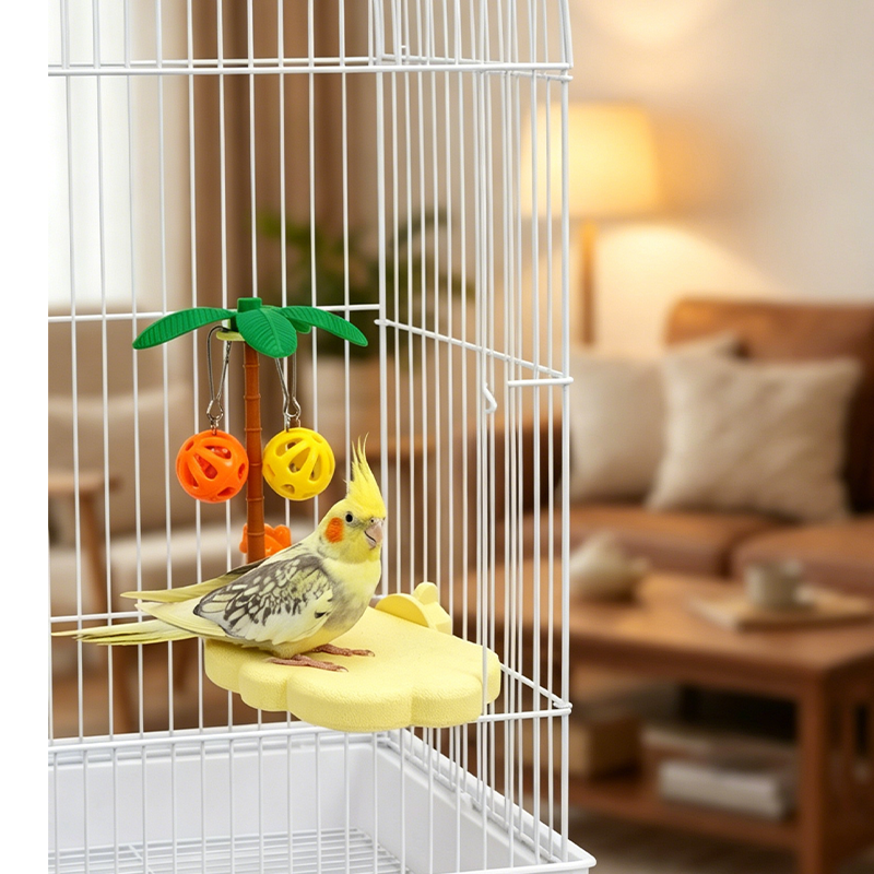 CloudPerch – Cute Cloud-Shaped Bird Resting Platform