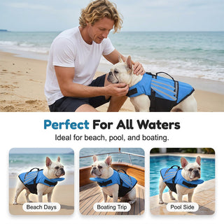 AquaAngel – Reflective Angel Wing Dog Life Jacket