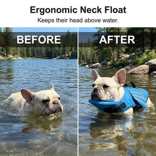 AquaAngel – Reflective Angel Wing Dog Life Jacket