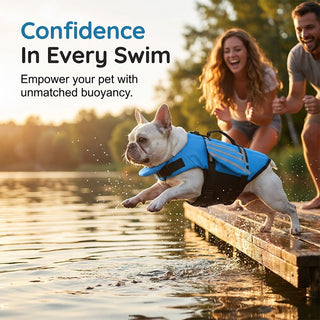 AquaAngel – Reflective Angel Wing Dog Life Jacket