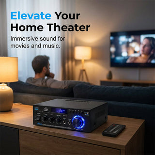 AmpVibe – 5-in-1 Stereo Entertainment Amplifier