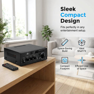 AmpVibe – 5-in-1 Stereo Entertainment Amplifier
