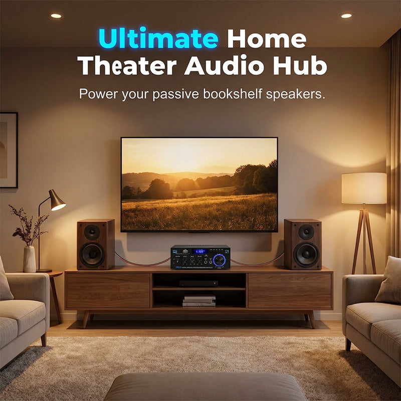 AmpVibe – 5-in-1 Stereo Entertainment Amplifier