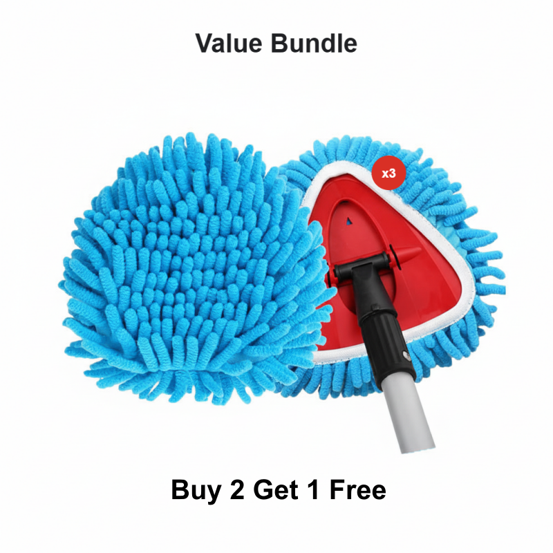 MopEase – High-Absorption Chenille Floor Cleaning Pad