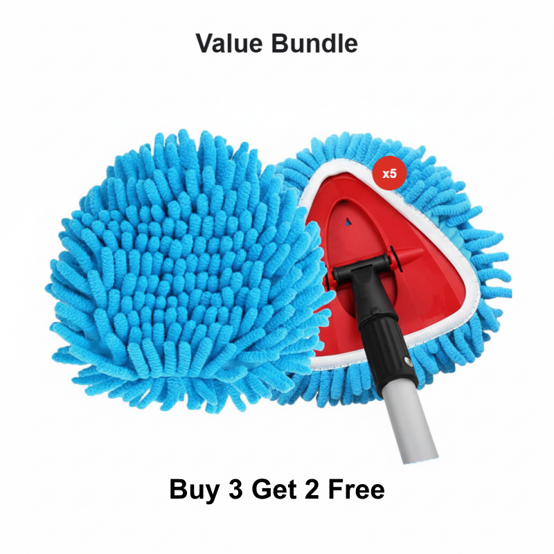 MopEase – High-Absorption Chenille Floor Cleaning Pad