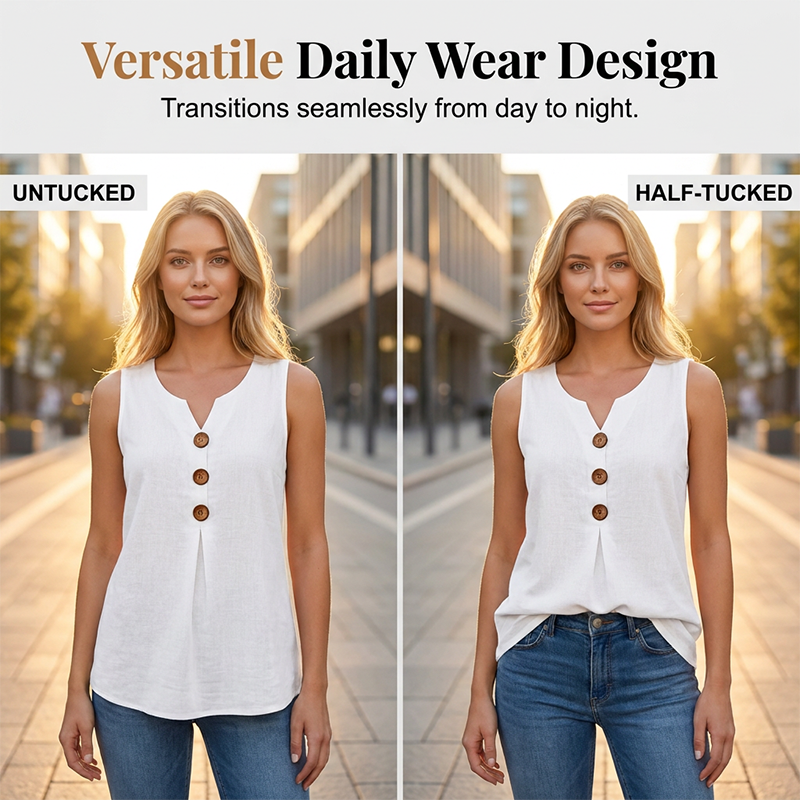 SummerFlow – Breathable Relaxed Fit Women's Top