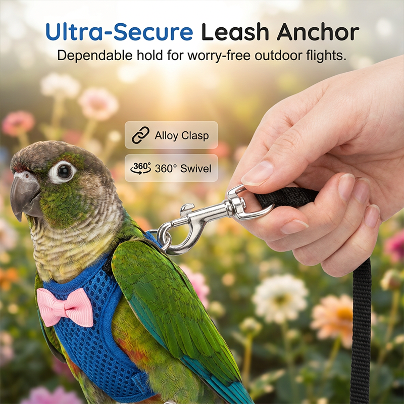 SkyWing – Parrot Flight Harness with Leash