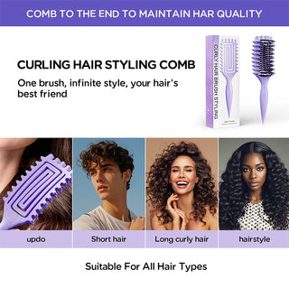 CurlMate – Flexible Curly Hair Detangling Brush