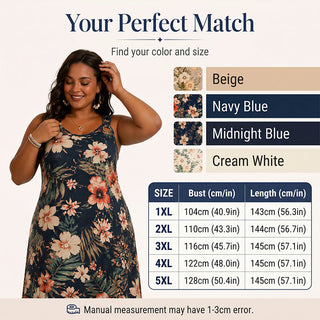 EverCharm – Flowy V-Neck Summer Maxi Dress