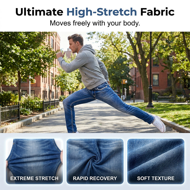 FlexForge – Double-Stitched Stretch Men’s Jeans