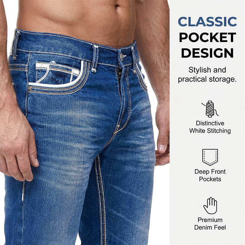 FlexForge – Double-Stitched Stretch Men’s Jeans