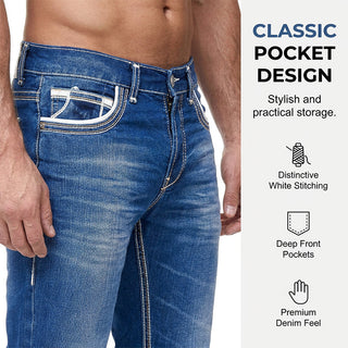 FlexForge – Double-Stitched Stretch Men’s Jeans