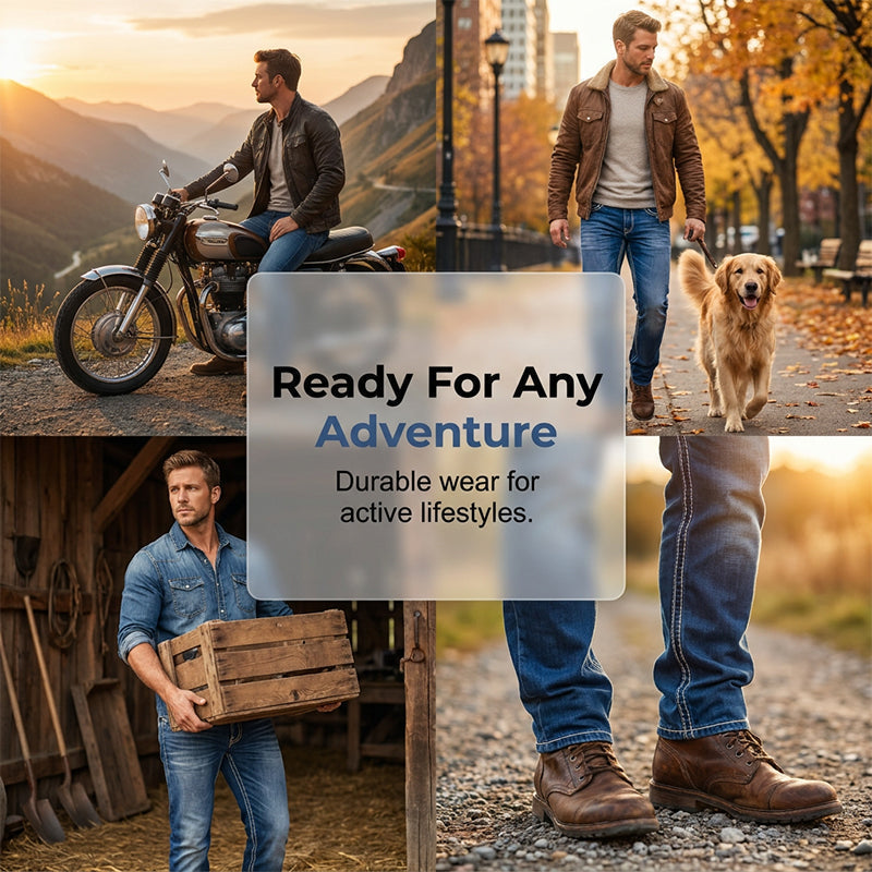 FlexForge – Double-Stitched Stretch Men’s Jeans