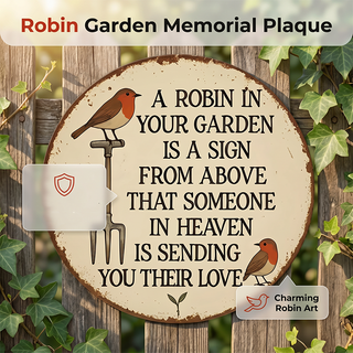 RobinComfort – Rustic Heaven Memorial Sign