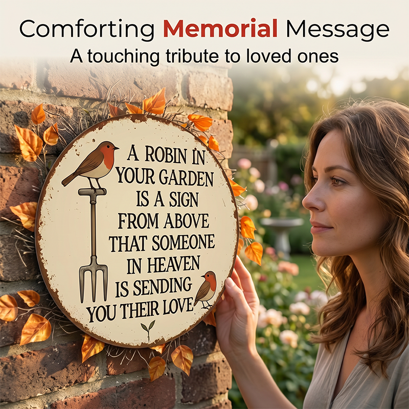 RobinComfort – Rustic Heaven Memorial Sign